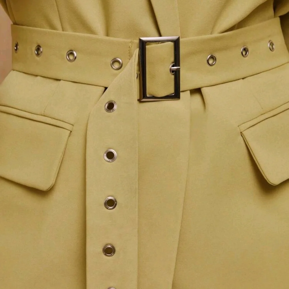 Mathilde Lhomme Designer Oversized Blazer With Long Belt, Fall, For Autumn - Picture 5 of 7